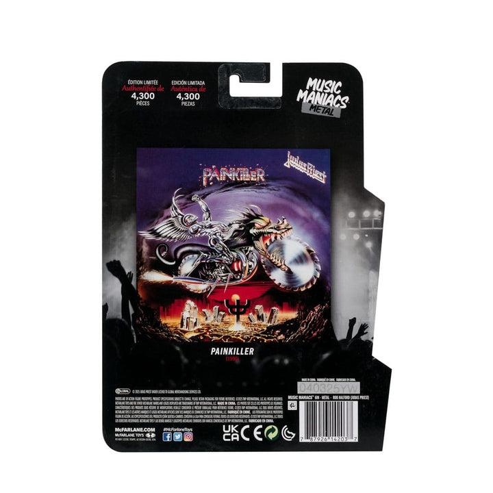 Music Maniacs Heavy Metal Judas Priest Rob Halford 6" Scale Action Figure