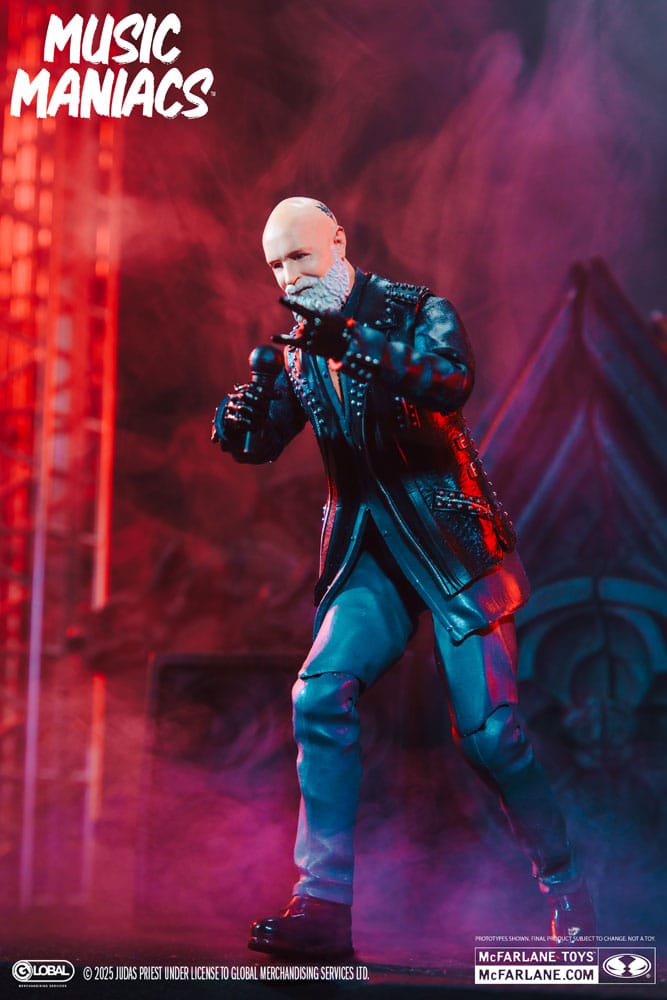 Music Maniacs Heavy Metal Judas Priest Rob Halford 6" Scale Action Figure