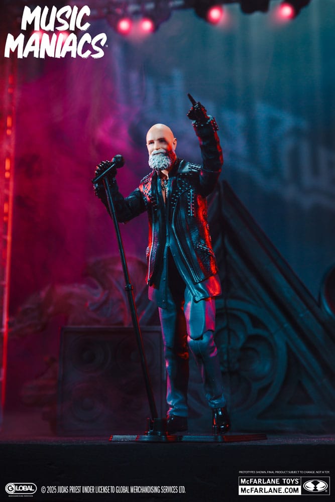 Music Maniacs Heavy Metal Judas Priest Rob Halford 6" Scale Action Figure