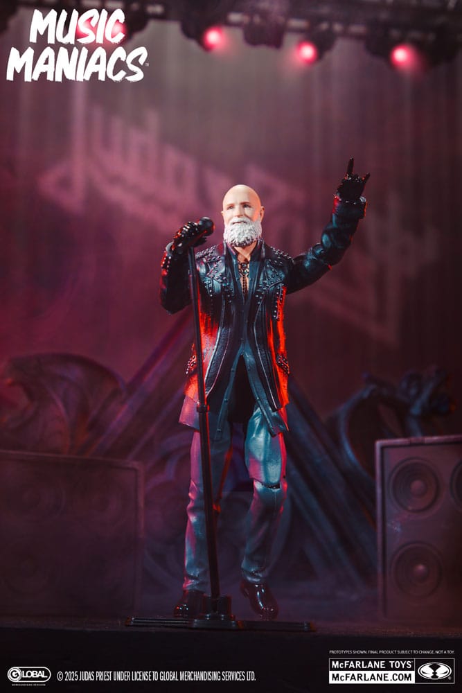 Music Maniacs Heavy Metal Judas Priest Rob Halford 6" Scale Action Figure