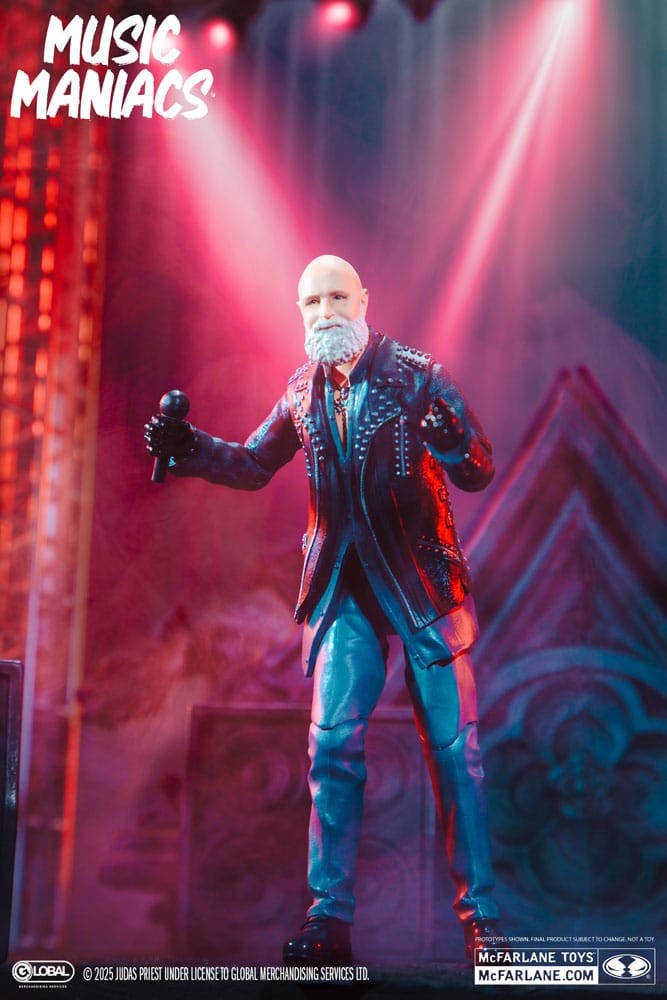 Music Maniacs Heavy Metal Judas Priest Rob Halford 6" Scale Action Figure
