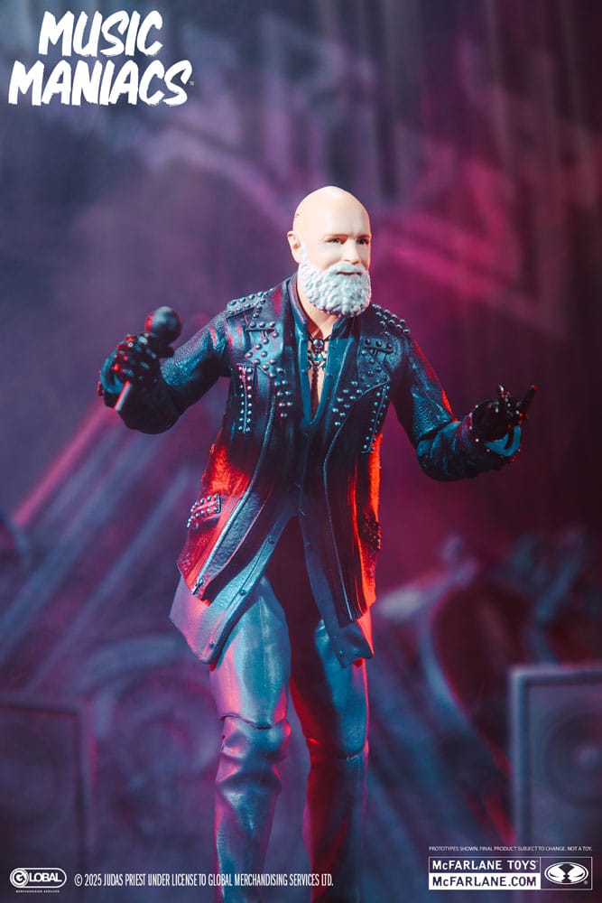 Music Maniacs Heavy Metal Judas Priest Rob Halford 6" Scale Action Figure