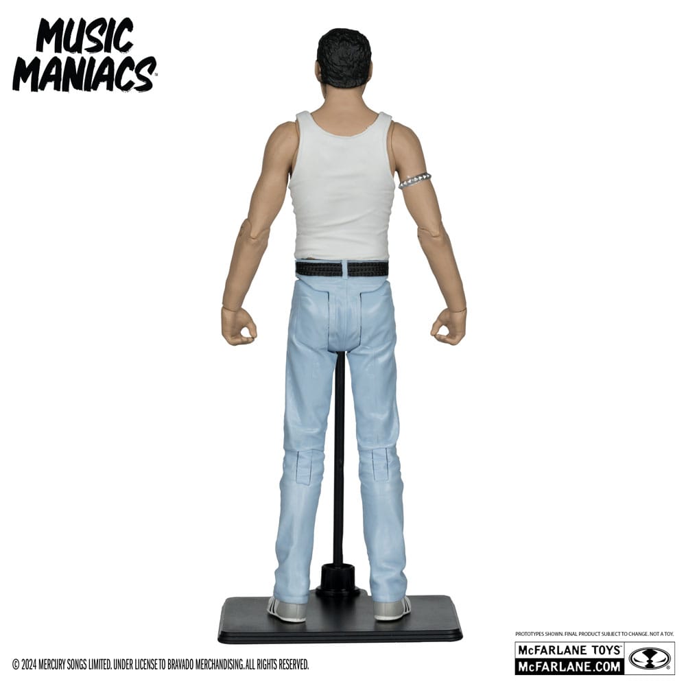 Music Maniacs Rock Freddy Mercury 6" Scale Action Figure