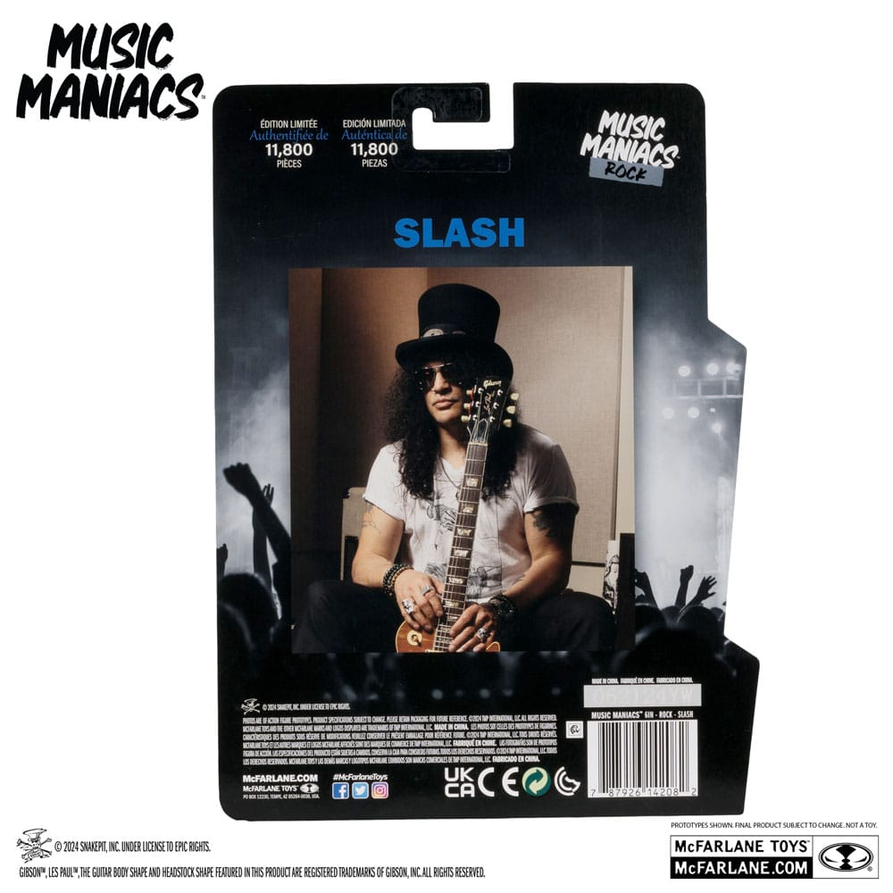 Music Maniacs Rock Slash 6" Scale Action Figure