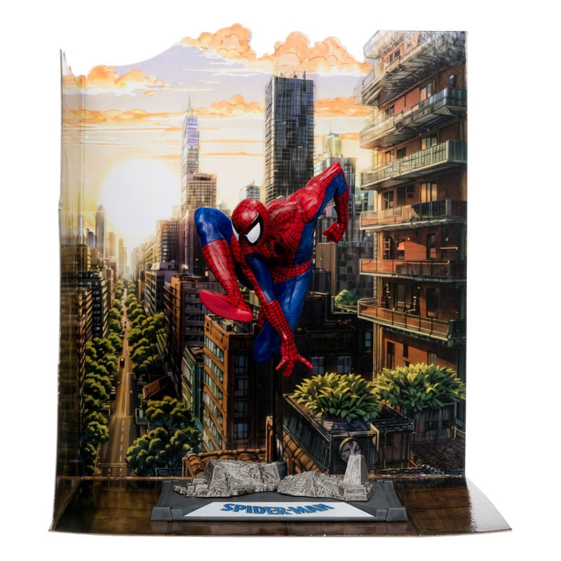 Marvel Spider Man Spider Man Issue 6 PVC Statue 1 10 Scale 9 cm, size reference