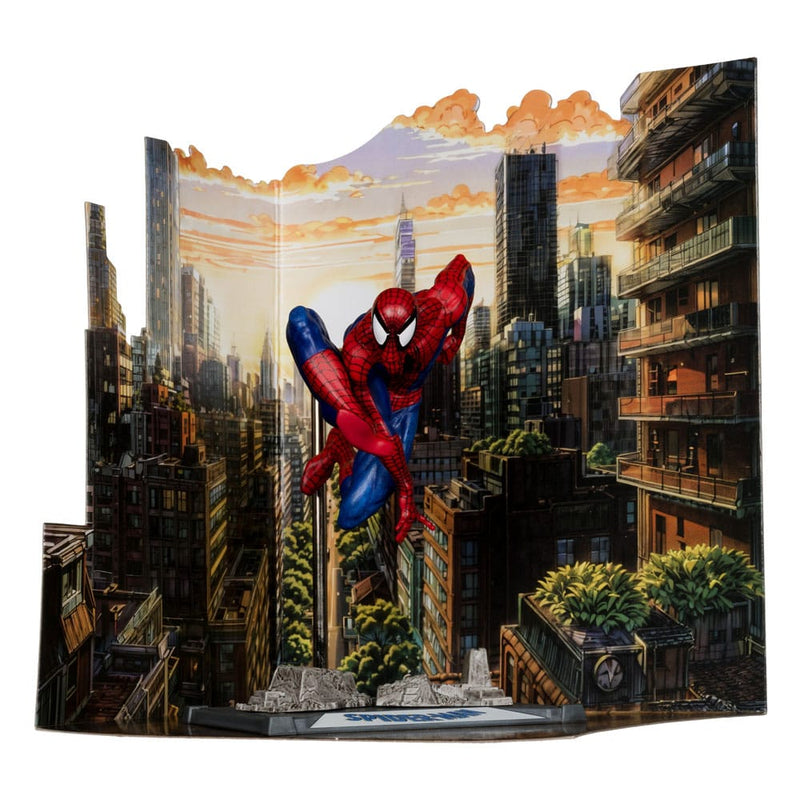 Marvel Spider Man Spider Man Issue 6 PVC Statue 1 10 Scale 9 cm, close-up detail