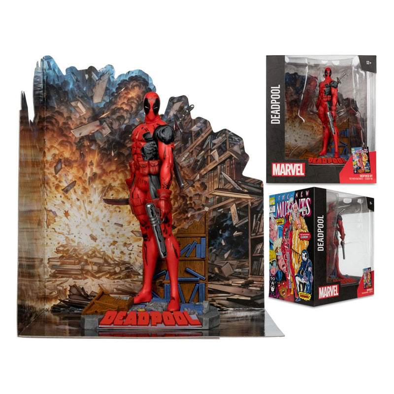 Marvel Deadpool New Mutants 98 PVC Statue 1/10 Scale 16 cm, side angle