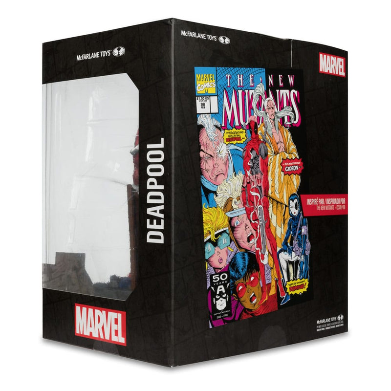 Marvel Deadpool New Mutants 98 PVC Statue 1/10 Scale 16 cm, in display