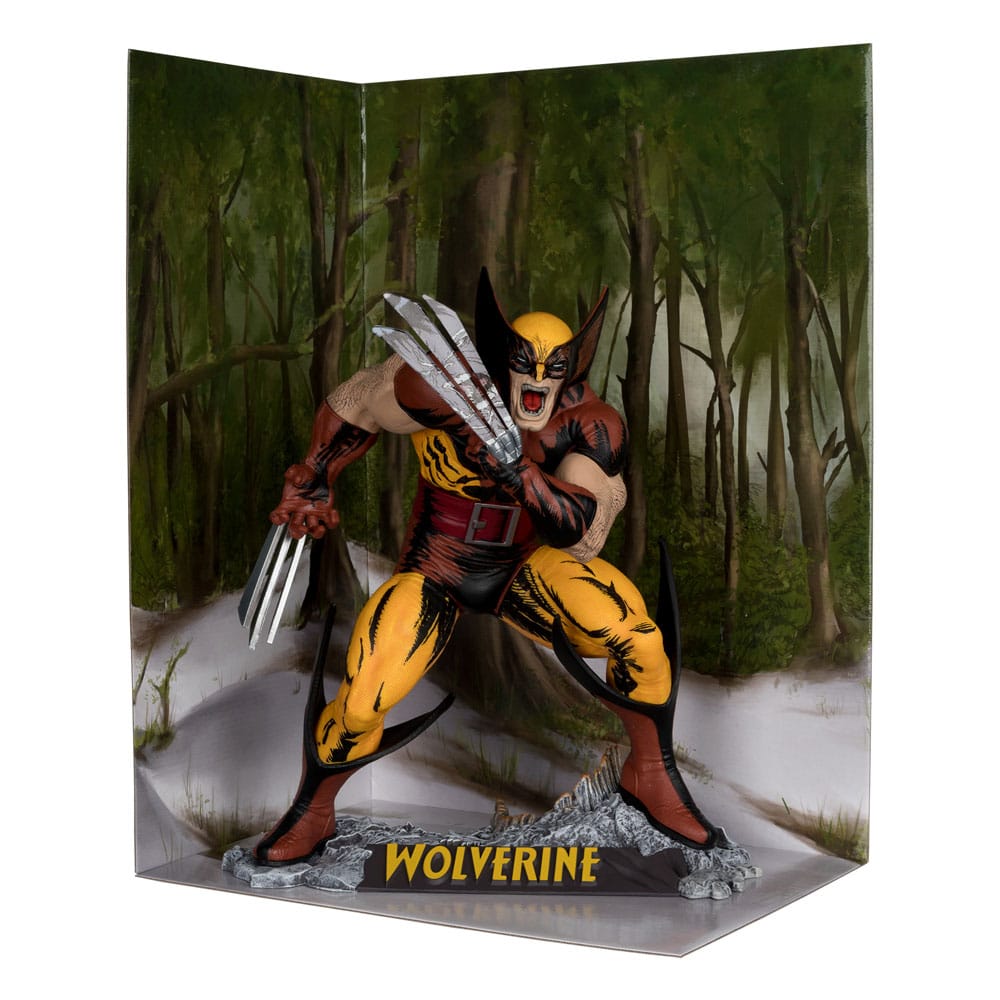 McFarlane Marvel Wolverine 1:6th Scale Collectible with Scene (The Incredible Hulk #340