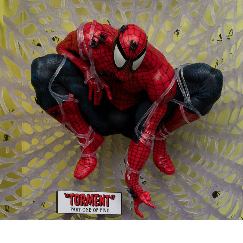 Spider-Man Black Suit Spider-Man #1 Marvel Collection McFarlane Toys Statue