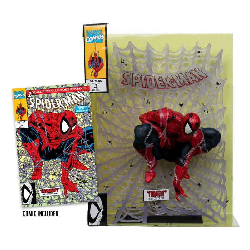 Spider-Man Black Suit Spider-Man #1 Marvel Collection McFarlane Toys Statue