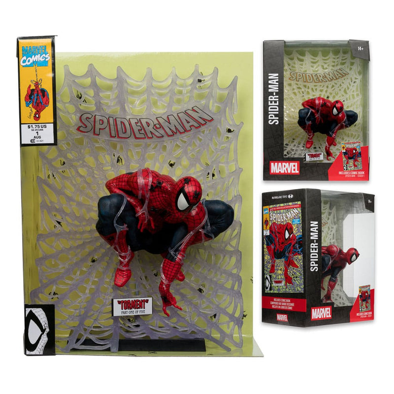 Spider-Man Black Suit Spider-Man #1 Marvel Collection McFarlane Toys Statue