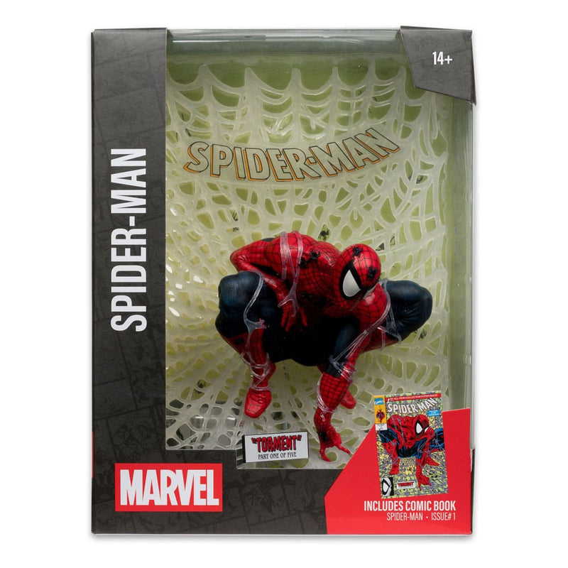 Spider-Man Black Suit Spider-Man #1 Marvel Collection McFarlane Toys Statue