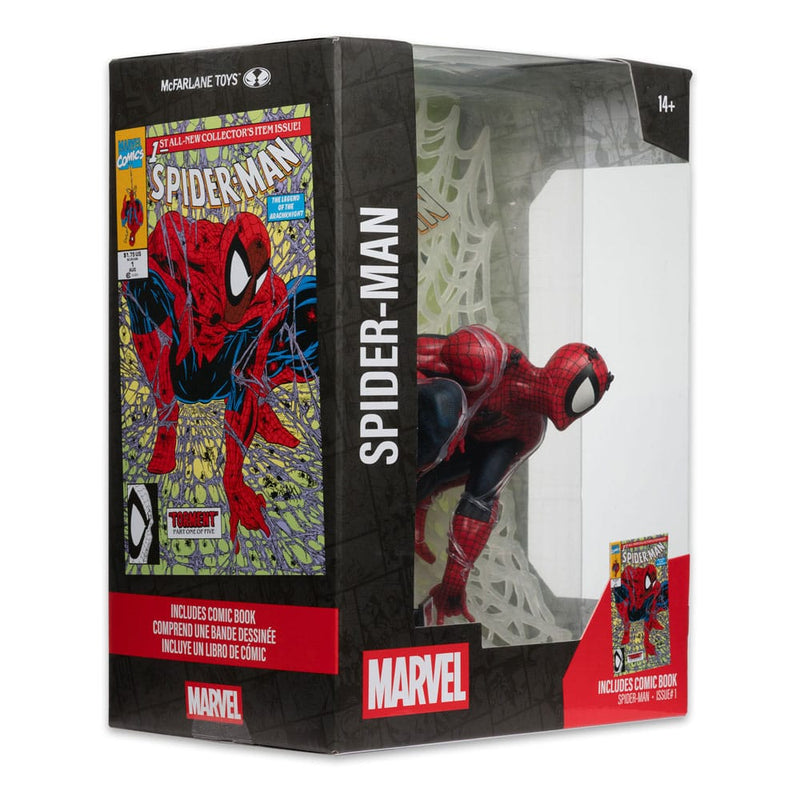 Spider-Man Black Suit Spider-Man #1 Marvel Collection McFarlane Toys Statue