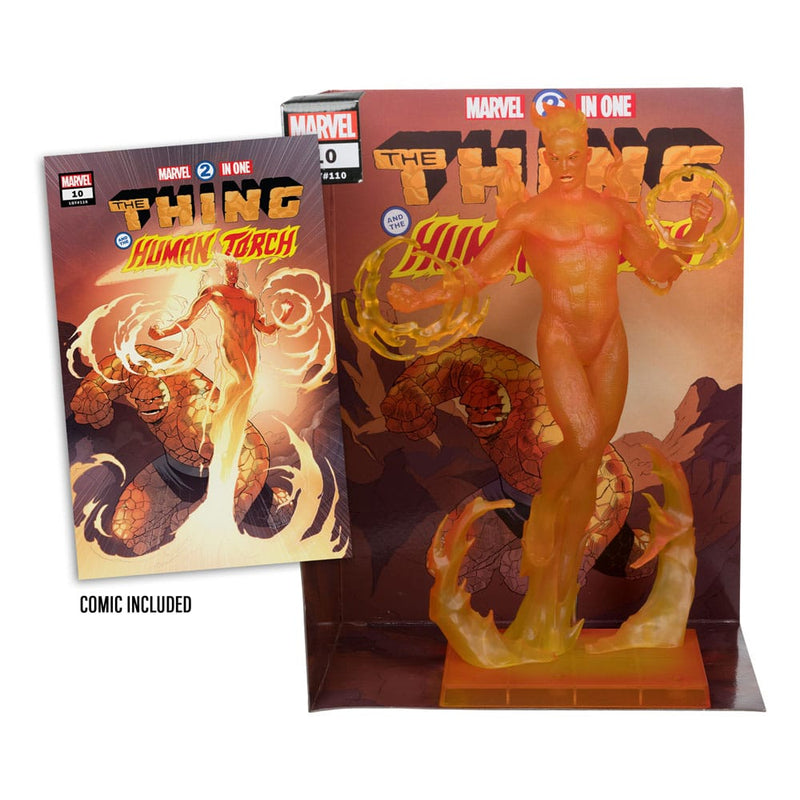 Human Torch The Thing and the Human Torch #10 Marvel McFarlane Toys 1:6 Statue
