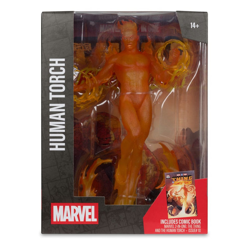 Human Torch The Thing and the Human Torch #10 Marvel McFarlane Toys 1:6 Statue