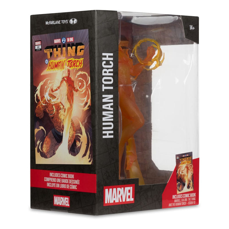 Human Torch The Thing and the Human Torch #10 Marvel McFarlane Toys 1:6 Statue