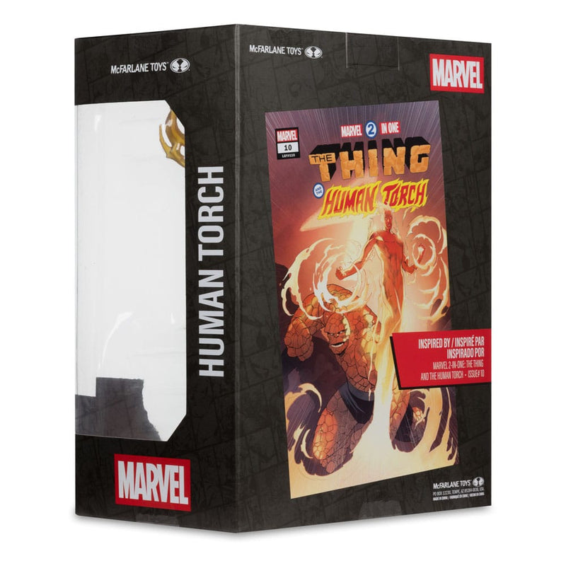 Human Torch The Thing and the Human Torch #10 Marvel McFarlane Toys 1:6 Statue