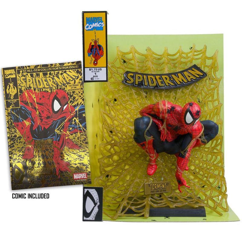 Spider-Man Gold Edition Spider-Man #1 Marvel Collection McFarlane Toys Statue