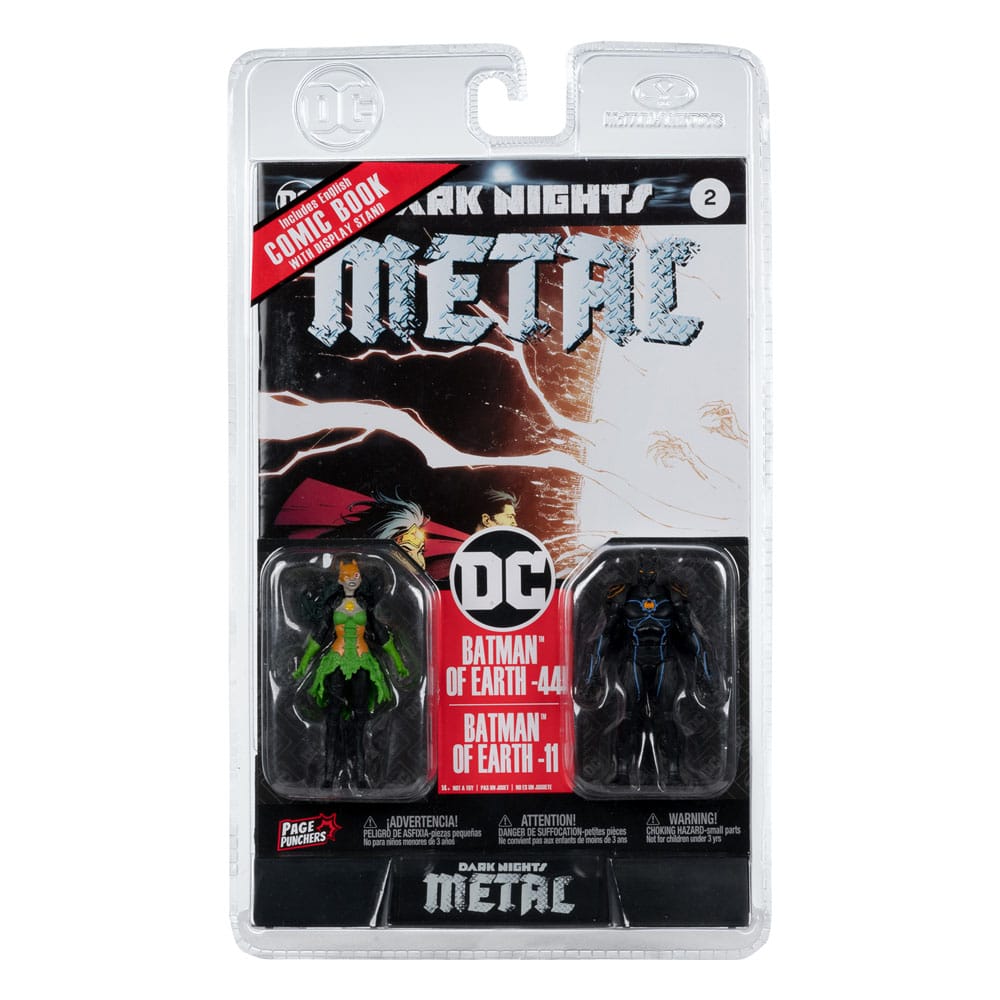 DC Direct Dark Nights Metal Batman of Earth-44 and Batman of Earth-11 3" Scale Page Punchers Action Figure (2-Pack)