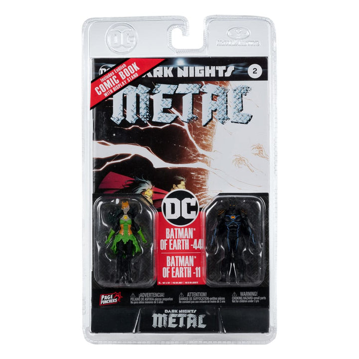 DC Direct Dark Nights Metal Batman of Earth-44 and Batman of Earth-11 3" Scale Page Punchers Action Figure (2-Pack)