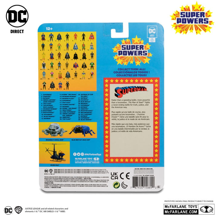 Superman Fleischer Variant DC Direct Action Figure