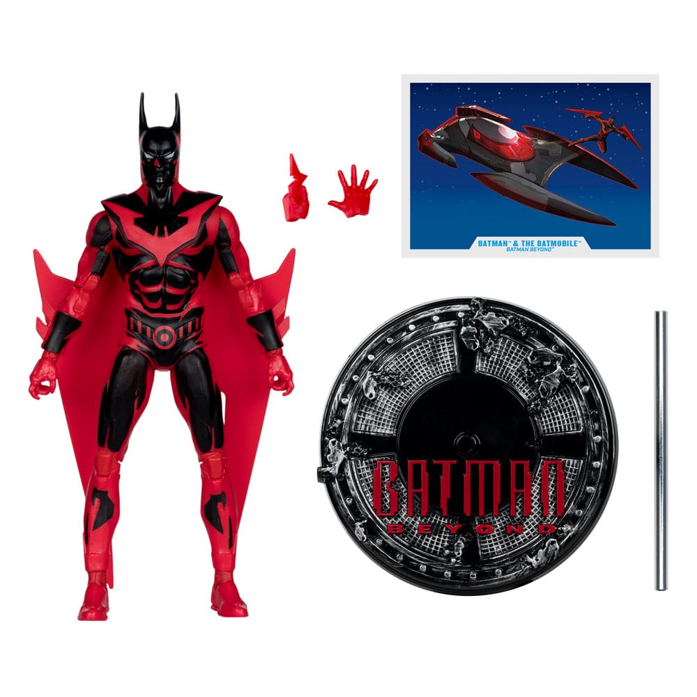 Batman Beyond DC Multiverse Gold Label Batman & Batmobile Exclusive Set