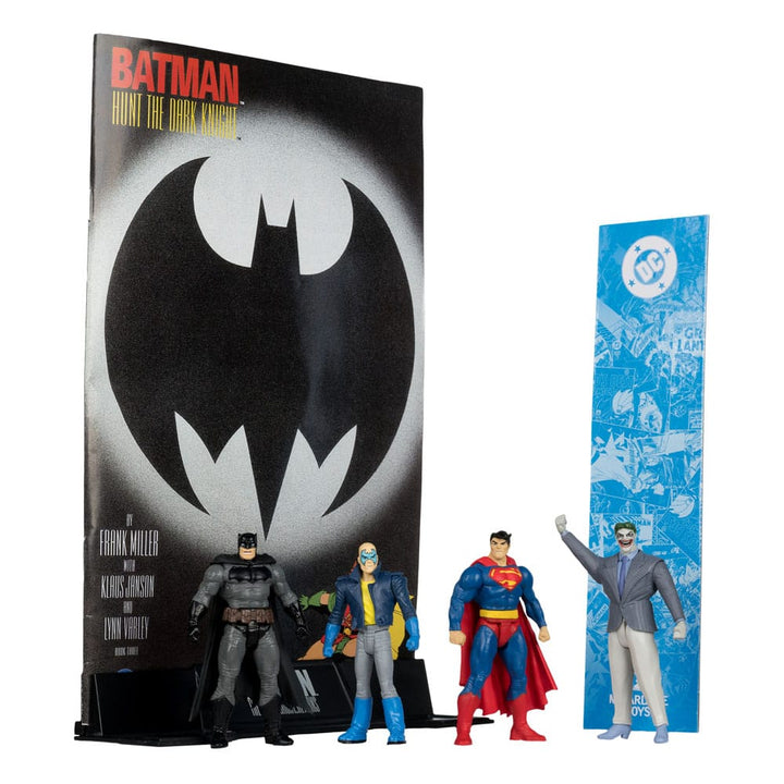 DC Page Punchers Batman & Son of Batman & Superman & Joker 4-Pack Action Figures
