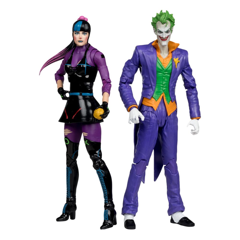 McFarlane Toys DC Multiverse The Joker and Punchline 7" ScaleAction Figures (Pack of 2)