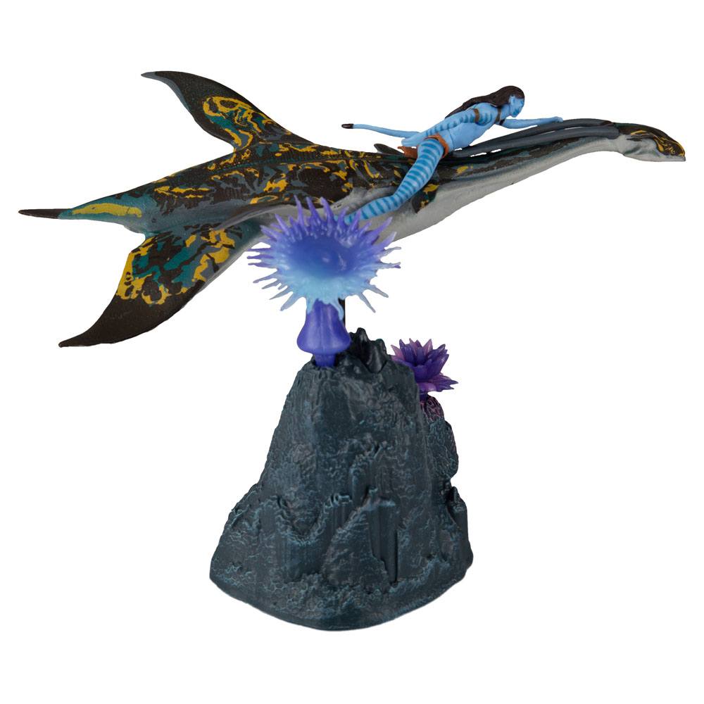 McFarlane Toys Avatar The Way of Water Neteyam and Ilu 2.5" Scale Deluxe Medium Action Figures
