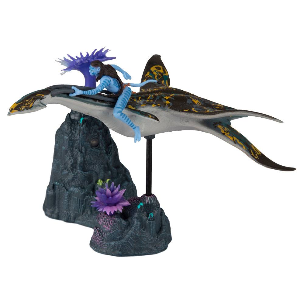 McFarlane Toys Avatar The Way of Water Neteyam and Ilu 2.5" Scale Deluxe Medium Action Figures