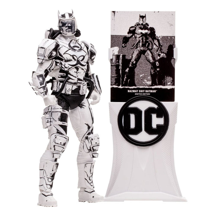 DC Multiverse Hazmat Suit Batman (Line Art) Gold Label Action Figure