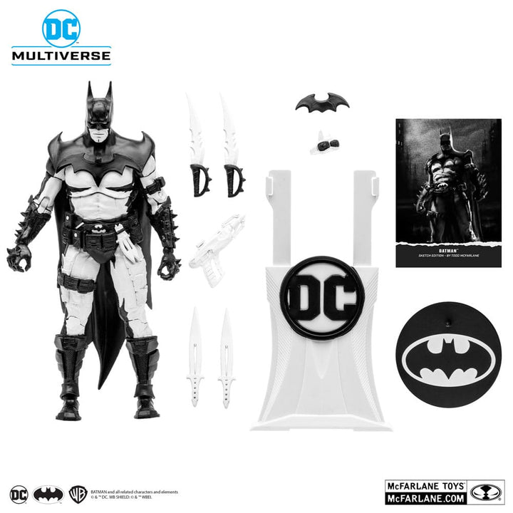 DC Multiverse Batman Sketch Edition Gold Label Figure
