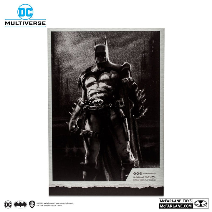 DC Multiverse Batman Sketch Edition Gold Label Figure