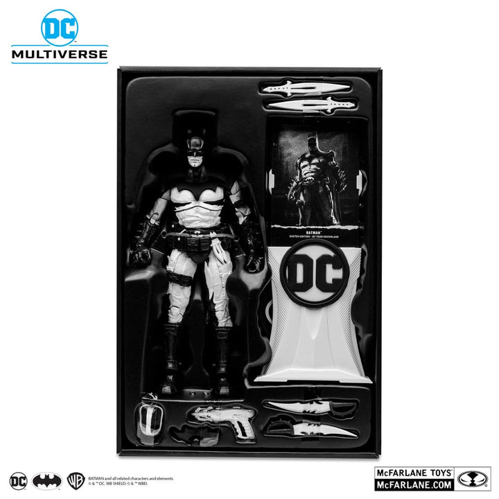 DC Multiverse Batman Sketch Edition Gold Label Figure