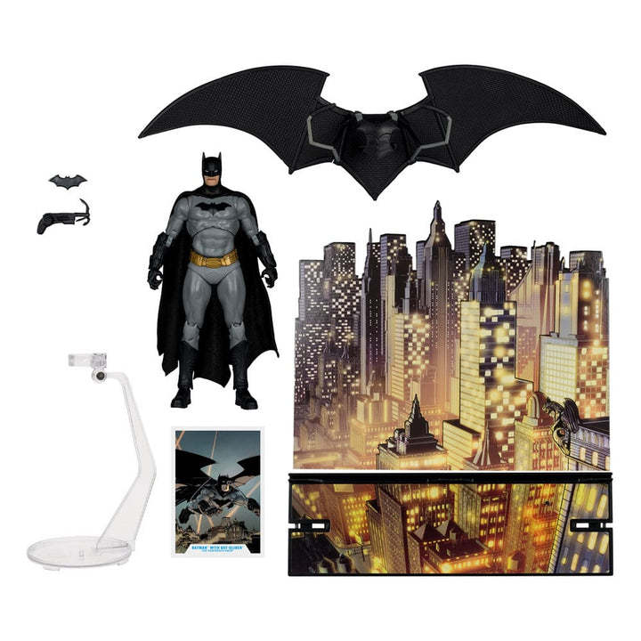 DC Multiverse The Thirteenth Hour Batman with Bat Glider 7" Scale Action Figure [Gold Label]