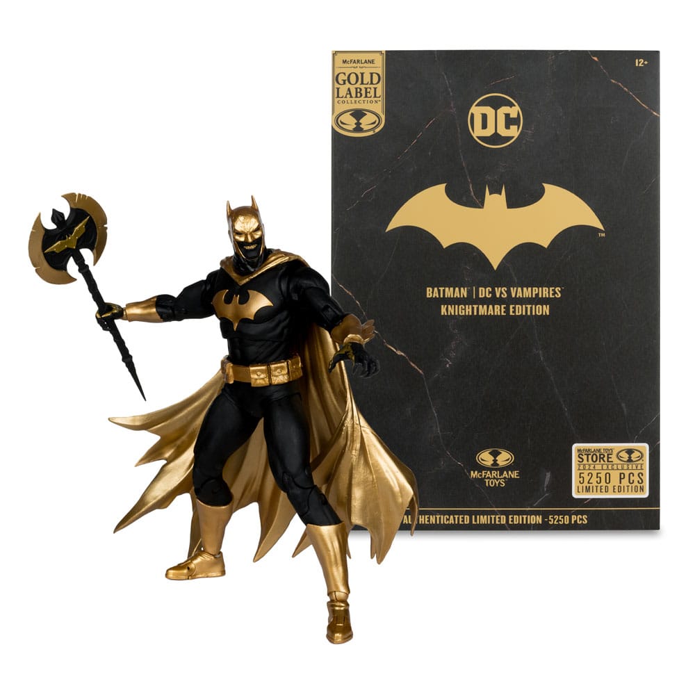DC Multiverse Action Figure DC Multiverse x Vampires Batman Knightmare Edition 7" Scale Action Figure [Gold Label]