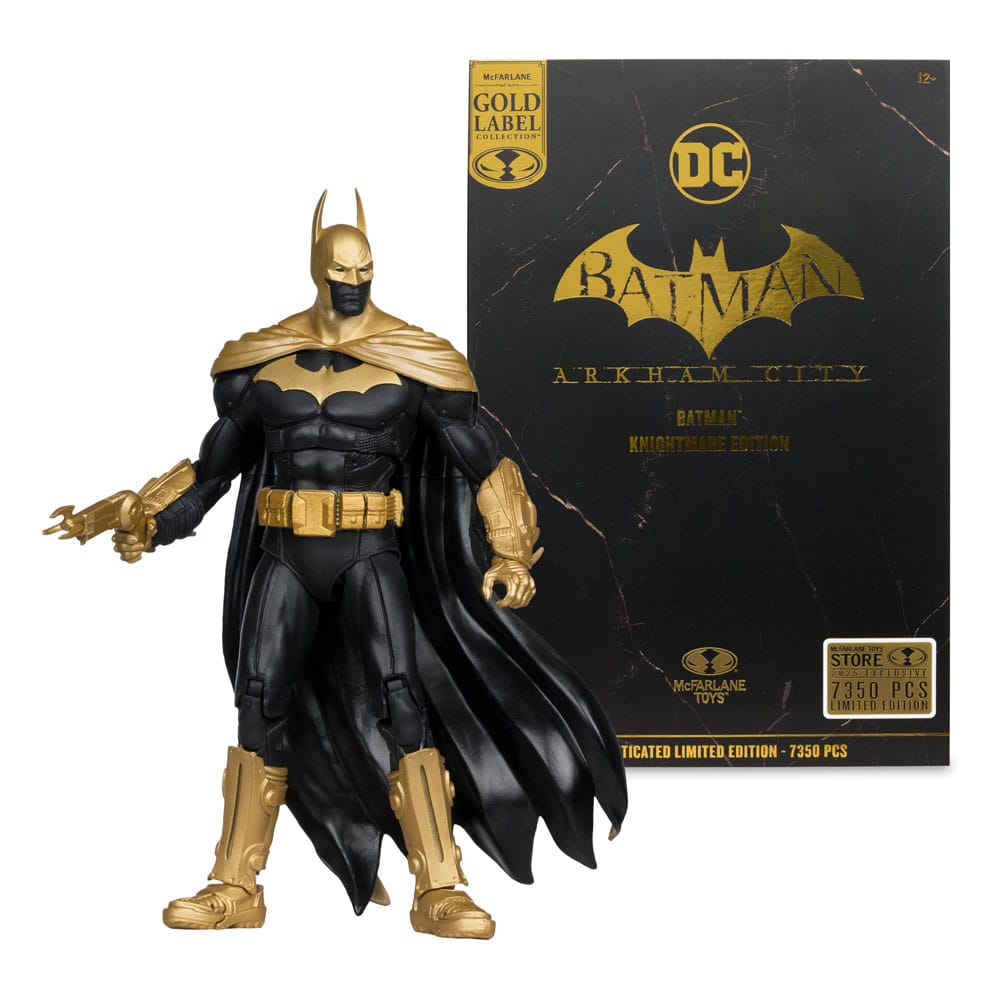 McFarlane DC Batman (Arkham City) Knightmare Edition Gold Label 7" Action Figure