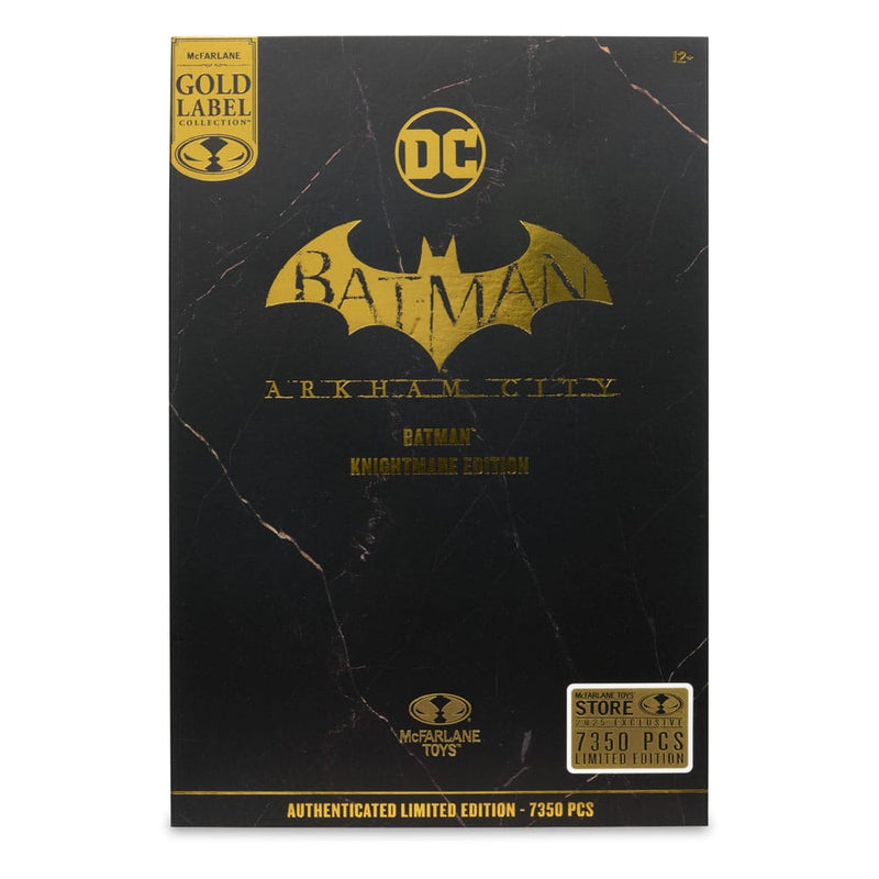 Batman Arkham City Knightmare Gold Label DC Multiverse McFarlane Toys 7" Action Figure
