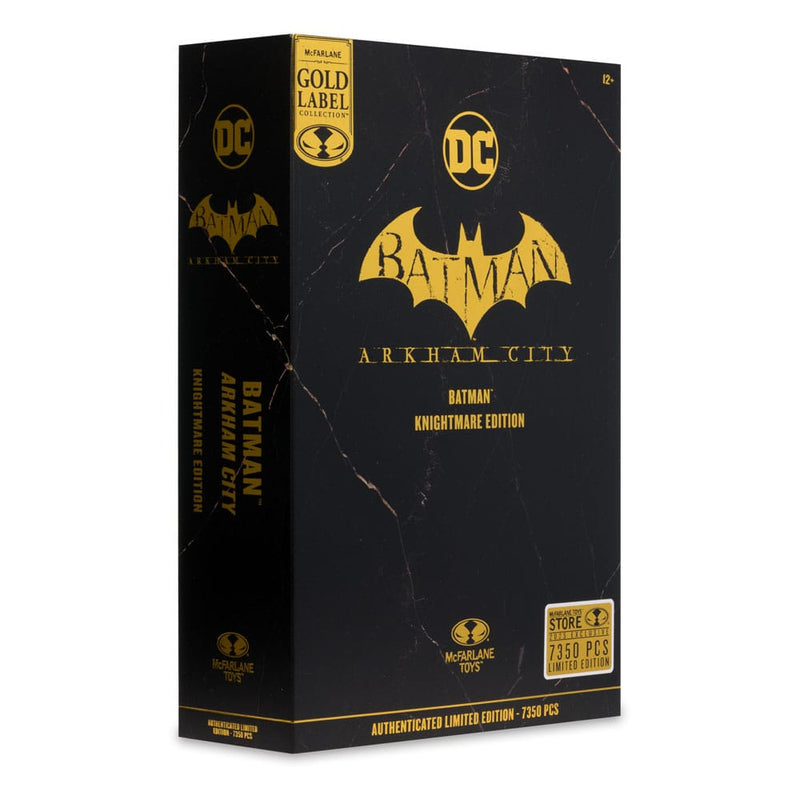Batman Arkham City Knightmare Gold Label DC Multiverse McFarlane Toys 7" Action Figure