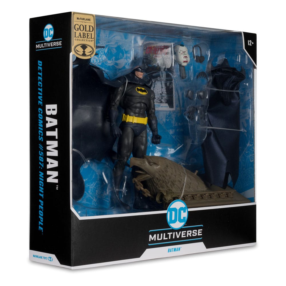 McFarlane DC Multiverse Batman (Detective Comics #587: Night People) Gold Label Exclusive 7" Action Figure