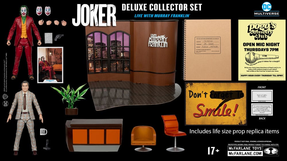 DC Multiverse The Joker (Live with Murray Franklin) 7" Scale Deluxe Colllector Action Figure [Limited Edition]
