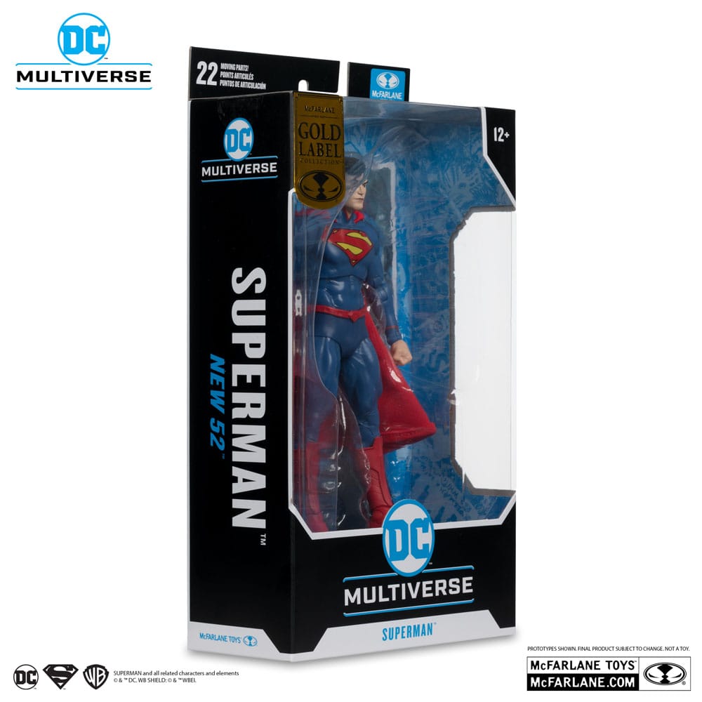 DC Multiverse  The New 52 Superman 7" Scale Action Figure  [Gold Label]