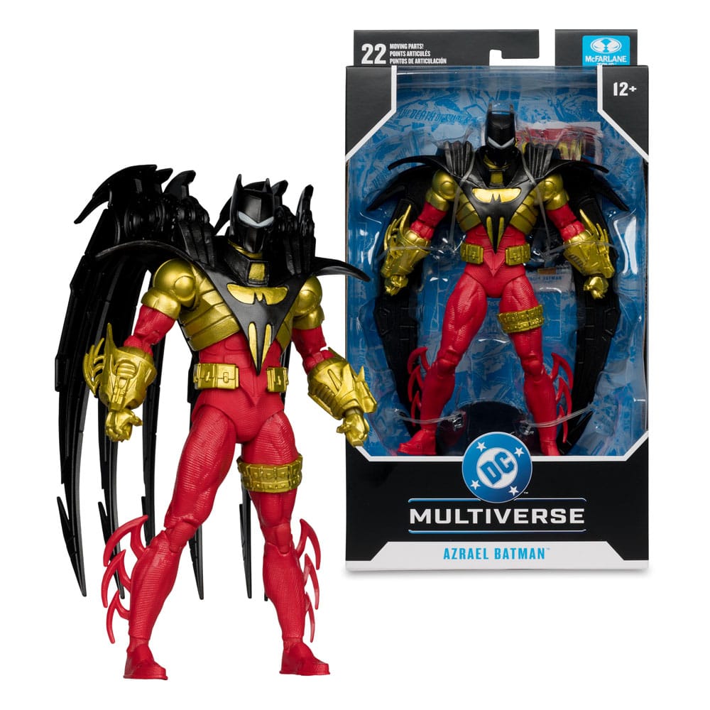 DC Multiverse Batman Knightfall (Knightquest) Azrael Batman 1/10 Scale Action Figure