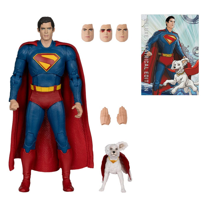 McFarlane Superman (2025) DC Multiverse Superman & Krypto (Deluxe Theatrical Edition) Action Figure