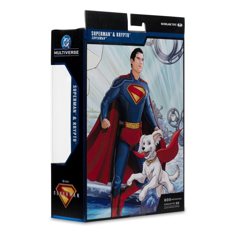 McFarlane Superman (2025) DC Multiverse Superman & Krypto (Deluxe Theatrical Edition) Action Figure