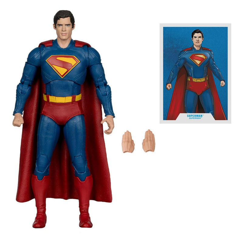 McFarlane Superman (2025) DC Multiverse Superman Action Figure, close-up detail