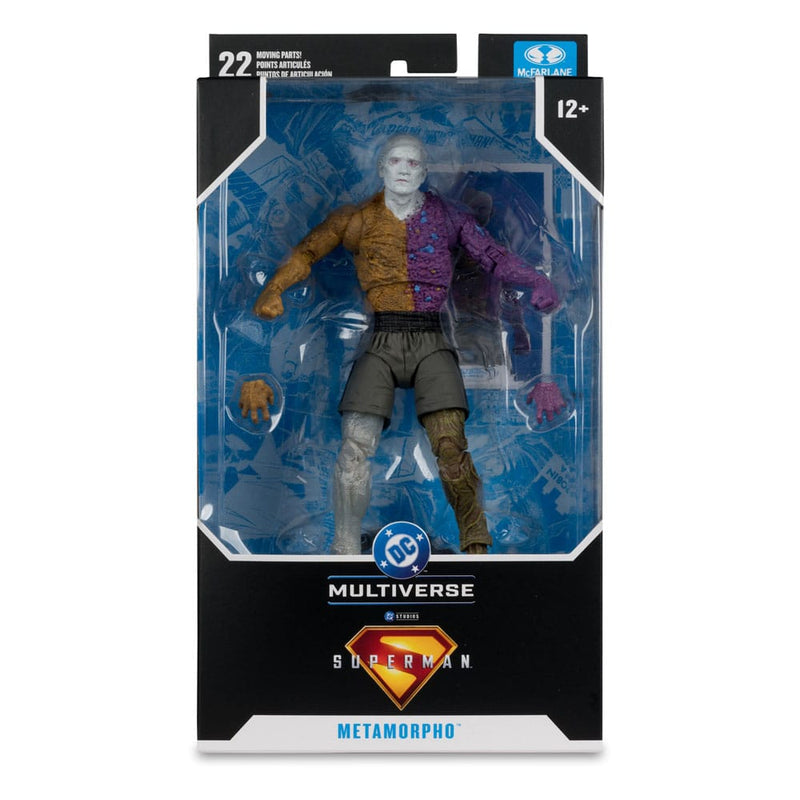 McFarlane Superman 2025 DC Multiverse Metamorpho Action Figure, packaging shot