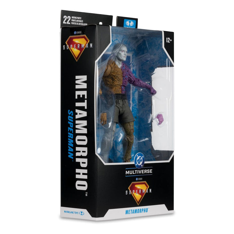 McFarlane Superman 2025 DC Multiverse Metamorpho Action Figure, in display