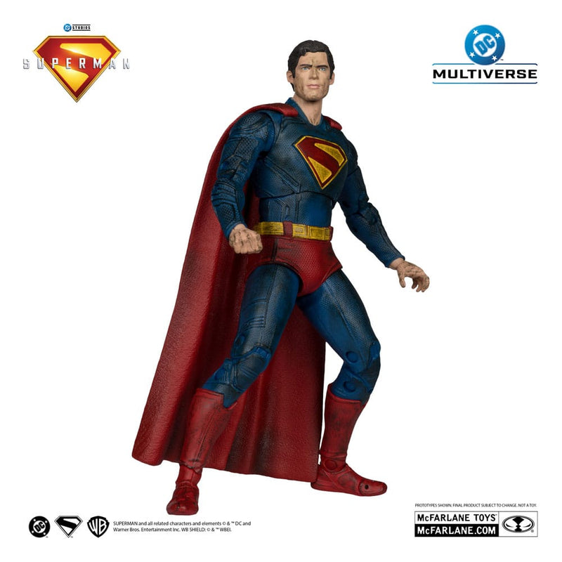 McFarlane DC Superman (2025) Superman (Battle Damaged) Gold Label 7" Action Figure, alternate view